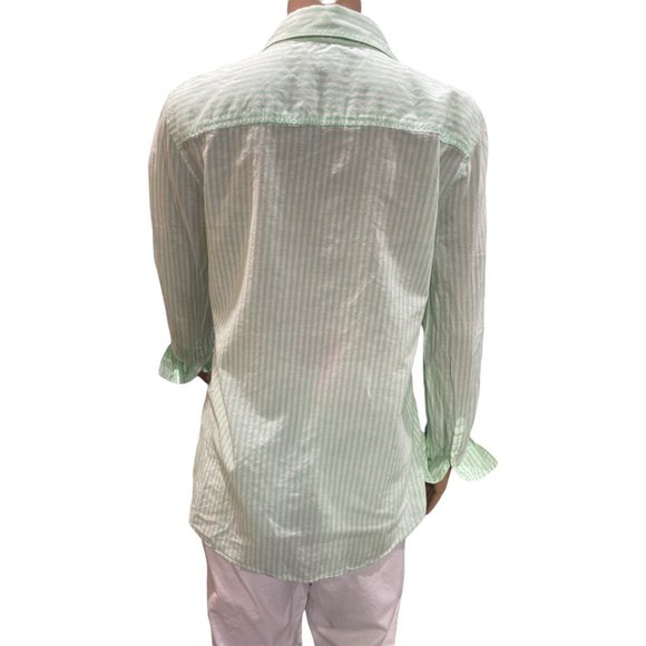 J Crew 100% Cotton Button Up Top Size S - Picture 3 of 7